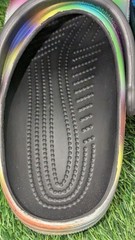 Crocs Kid’s Classic Solarized Rainbow Clogs US Junior – J 6 Used