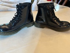 Dr Martens 1460 J Patent Leather Combat Boots Youth Size 4
