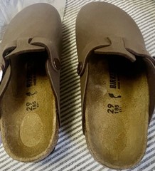 Birkenstock Boston Kids Mocca Suede Leather