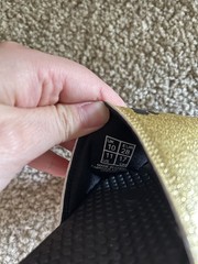 Puma – Cool Cat Glitz Slide Sandal – Kids – gold black