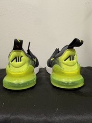 Nike Air Max 270 Mesh Low Top Sneaker Black/Green Kids 13.5C AV5142-001