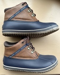NEW SPERRY TOP-SIDER Bowline Storm Boot in Navy/Tan Size 4M