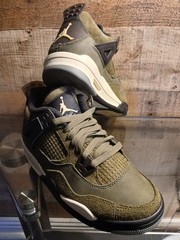 Jordan 4 Retro SE Craft Medium Olive (GS) Size 3.5Y Brand NEW 🔥