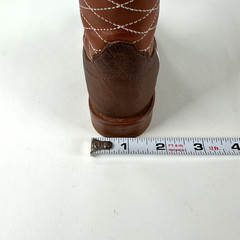 Anderson Bean #1028 Brown Leather Square Toe Western Boot Toddler Size 5