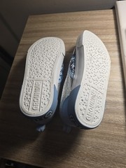 NEW Ground Up Disney Lilo Stitch Silver Glitters Slip On Shoes Sneaker Youth 13