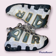 Nike Air More Up-tempo SE Snake Skin CQ4581 100 White Anthracite 12C