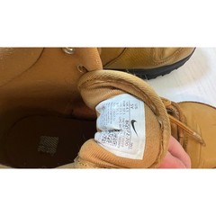 Nike Manoa Unisex Leather Boots Wheat/Black BQ5372-700 Sze 5Y/ Women 6.5