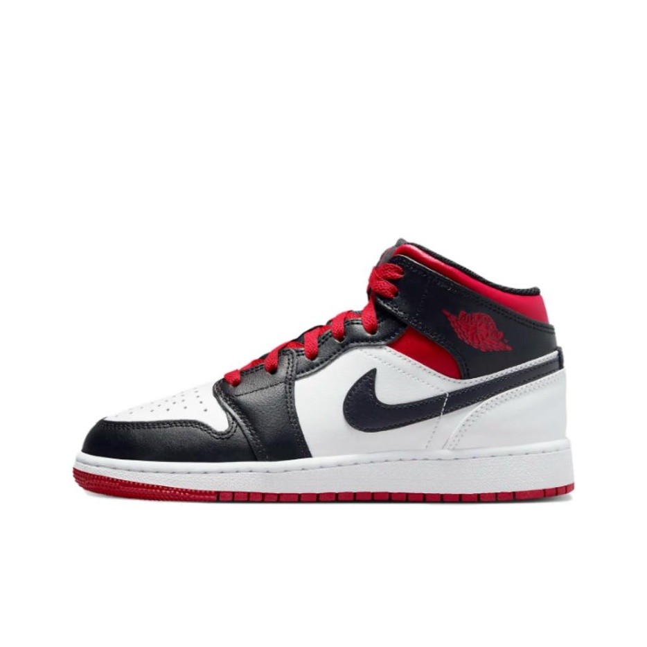 Jordan 1 Mid Gym Red Black Toe GS – DQ8423-106 MT