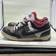 Nike Black Red White Men’s Low Top Skateboarding Lace Up 312279-005