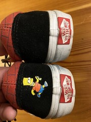 The Simpsons El Barto Old Skool Kids Vans – Size 13 – Perfect Condition With Box