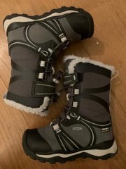 Keen TERRADORA WINTER WP Boot in Raven/Vapor 1019790 kids unisex 9 snow EU25/26