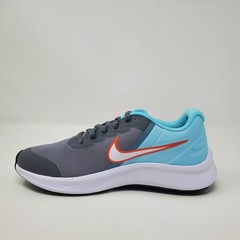 Nike Star Runner 3 Smoke Grey Magic Ember DA2776-007 GS Size 4Y