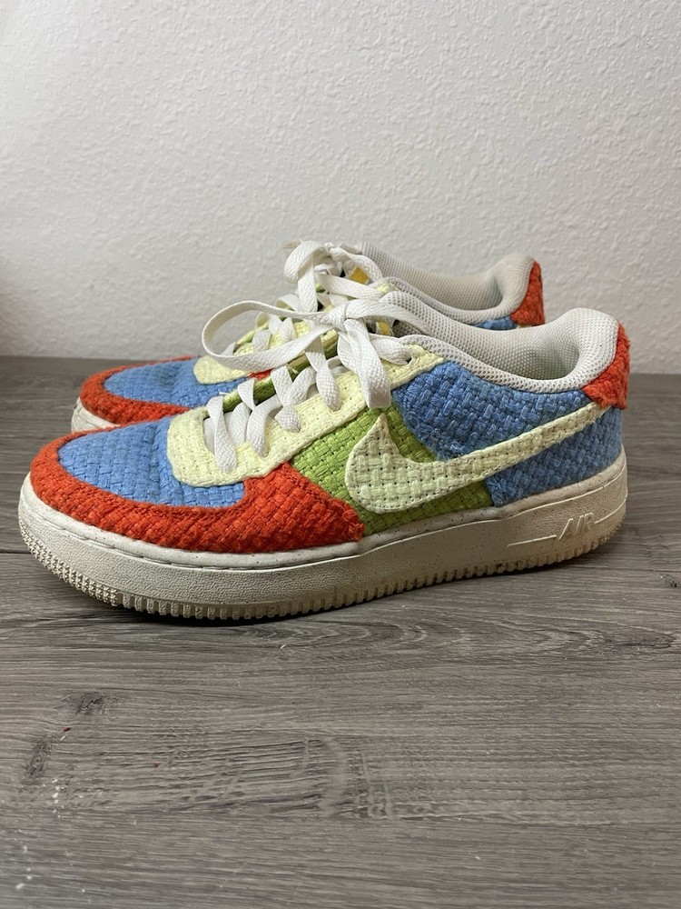 Nike Air Force 1 Low LV8 Next Nature Hemp Multi-Color GS 5.5 Y DV2192-400