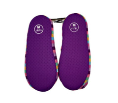 Slippers Peeps Bunny Rabbit Childrens Slip on Striped Medium NWT Easter