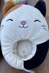 Squishmallow Cam Cat & Unicorn Plush Slippers for Children Kids 11/12, Set of 2
