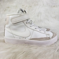 NIKE DA4087-104 Triple White Hi Top Basketball Sneakers Youth Sz US 2Y EUR 33.5