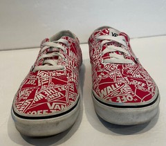 Vans Unisex OTW Repeat Doheny Sneakers Youth 7Y Red/White Shoes
