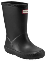 Hunter Little Kids First Classic Kid’s Rain Boots, Black, K10