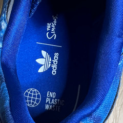 Adidas x The Simpson’s Bart Blue Tie dyed 3 Stripe Tenis Sneaker, Youth 2