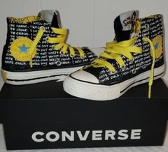 CONVERSE Chuck Taylor All Star Junior Size 11 Bart Simpson Groening 2013 Rare