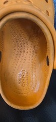 Crocs Kids 9 Clogs Orange Classic Slip On Casual Comfort Lightweight Summer