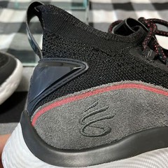 Under Armour Curry 8 “Beautiful Flow” Knit Suede Basketball Shoes Sneakers Size