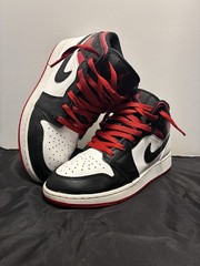 Jordan Air Jordan 1 Mid Top Leather Colorblock Lace-Up Sneaker 5.5Y