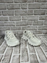 Adidas adiFOM Megaride J White/Gray Youth Sneakers JH6513 Size 4 New