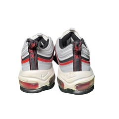 Nike Air Max 97 Wolf Grey University Red 921522-020 Kids GS Size 4.5Y Sneaker