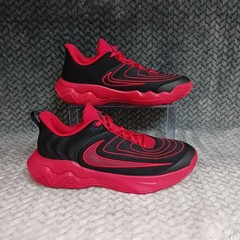 Nike Giannis Immortality 4 GS Youth Basketball Sneakers Shoes Black Red Sz 6.5Y