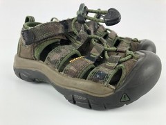 KEEN Newport Washable Waterproof Sandals Youth Boy’s Size 9 US 25/26 EU Camo