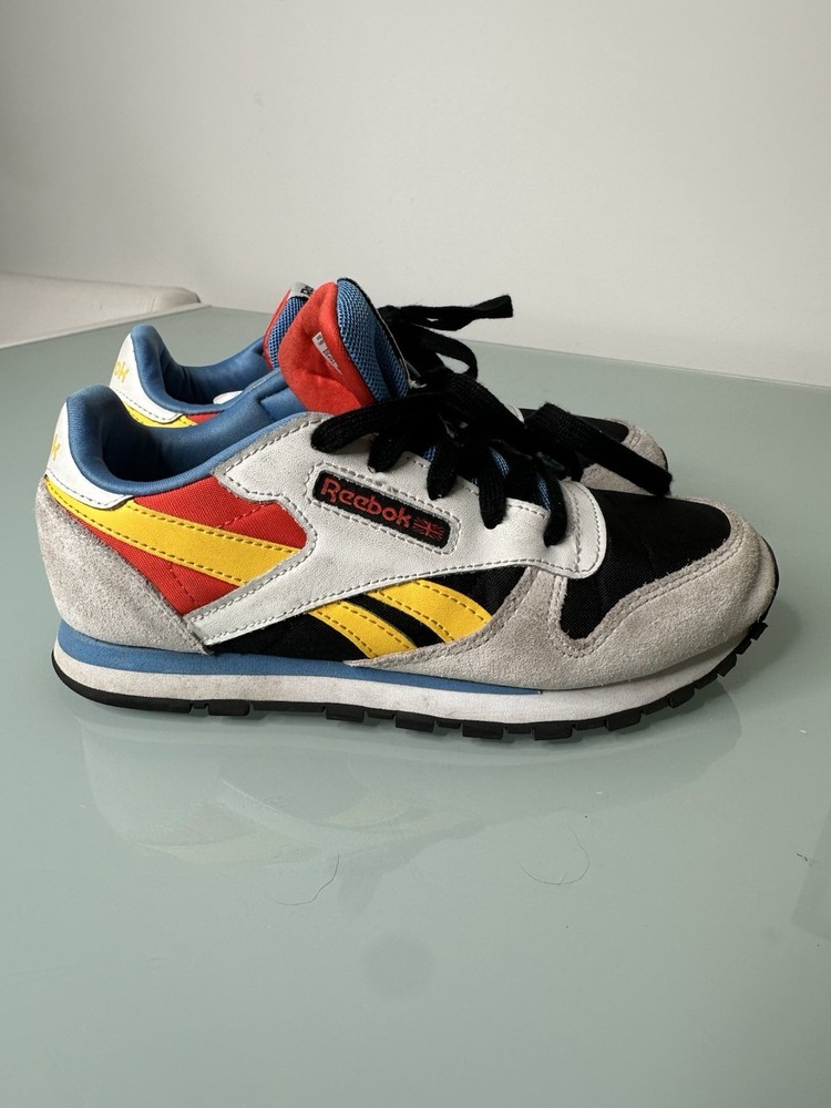 Reebok CL LTHR Junior Youth US Size 2,5 GX1099 Multicolored