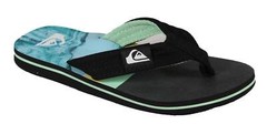 Quiksilver Boy’s Molokai Layback Sandal – Green 1 – New