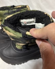 US SPORTS Snow Boots Size 5 EUC Black Camo