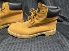 Timberland Junior Waterproof Wheat Nubuck Boots – 5.5 Youth