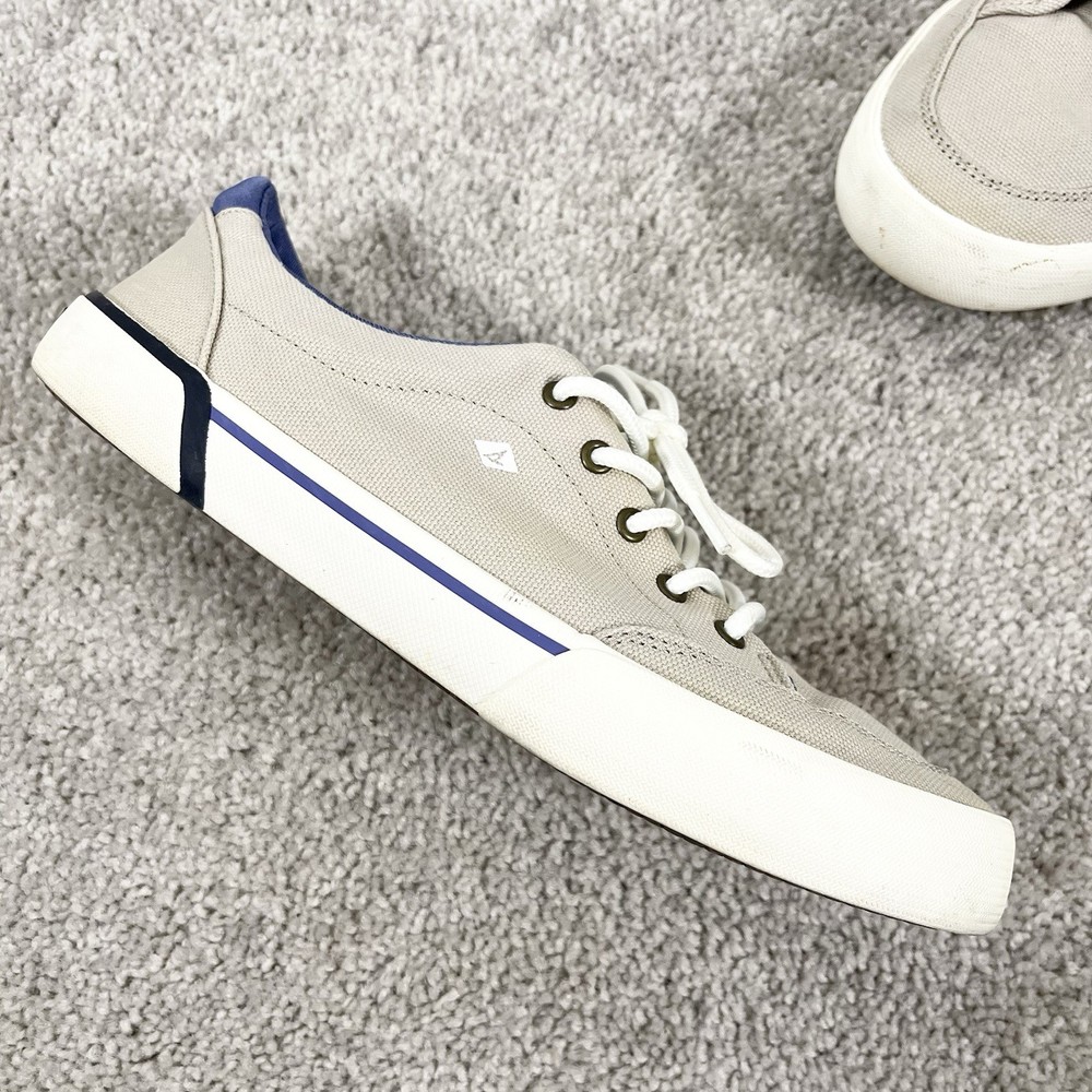 Sperry Kids Harbor Tide Tan Canvas Sneakers Size 6M Stone Basic Capsule Washable
