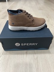 Sperry Big Kids Coastal Break Medium Beige Chukka Boots Sz 13 M STK266147