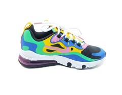 Nike Air Max 270 React Bauhaus Multicolor Sneakers Womens 5.5 Youth 4Y