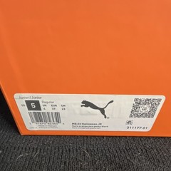 PUMA MB.03 Halloween JR Basketball Shoes Orange Black Synthetic Kids US 5