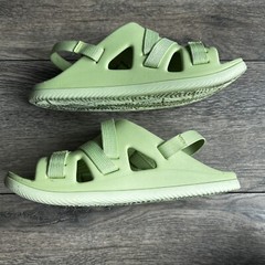 Chaco Big Kids Junior Green Slingback Sport Adjustable Sandals Sz 6
