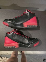 Jordan Flight Origin 2 GS Kids 6Y Black/Red Leather Mid Top 705160-016