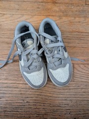 Nike Dunk Low Summit White/Light Carbon TD Toddler Size 11C Shoes (FB9108-101)