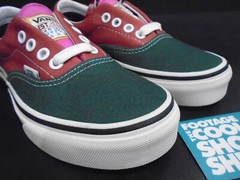 VANS ERA VARSITY PATCHWORK MULTI-COLOR OFF WHITE GREEN BROWN RED VN0A4BV4V9H 3.5