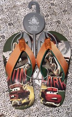 Disney Lightning McQueen and Mater Flip Flops for Kids – Cars on the Road 11/12