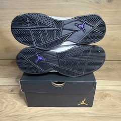 NEW! Nike Air Jordan True Flight GS Base Gray / Purple Venom 343795 052 Size 6y
