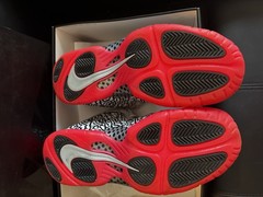 NIKE LITTLE FOAM POSITE PRO GS Elephant Print Used , Gs Size 7Y