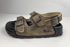 Birkenstock Birkis Vegan Kid Boy Sandal EU 33 US 2 – 2.5 Dinosaur Camouflage VGC