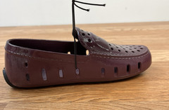 Floafers Prodigy Driver Burgundy Patent Loafers Shoes Big Kids Size 2 NEW