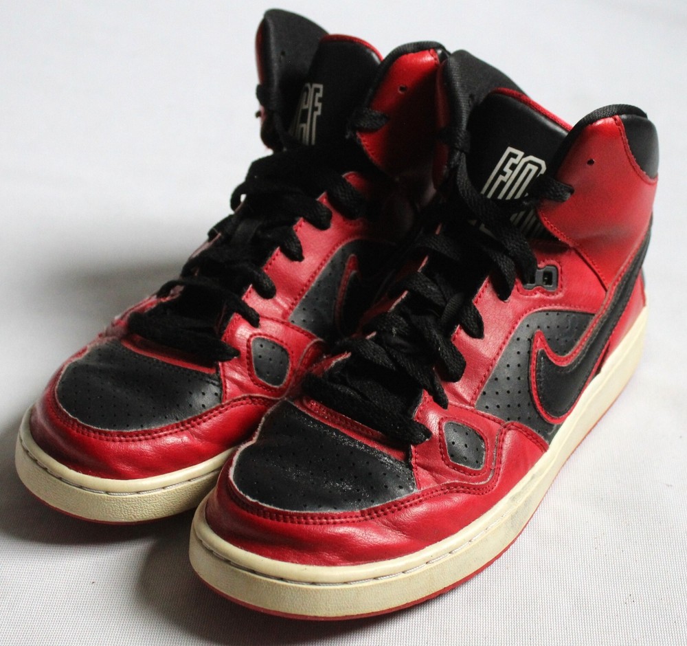 Nike Force Youth 6Y Son of Force Mid GS Red/Black Basketball Shoes 615158-602