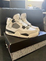 Jordan Air Jordan 4 Retro (GS) White/Black/Neutral Grey Youth UK 4 EU 36.5